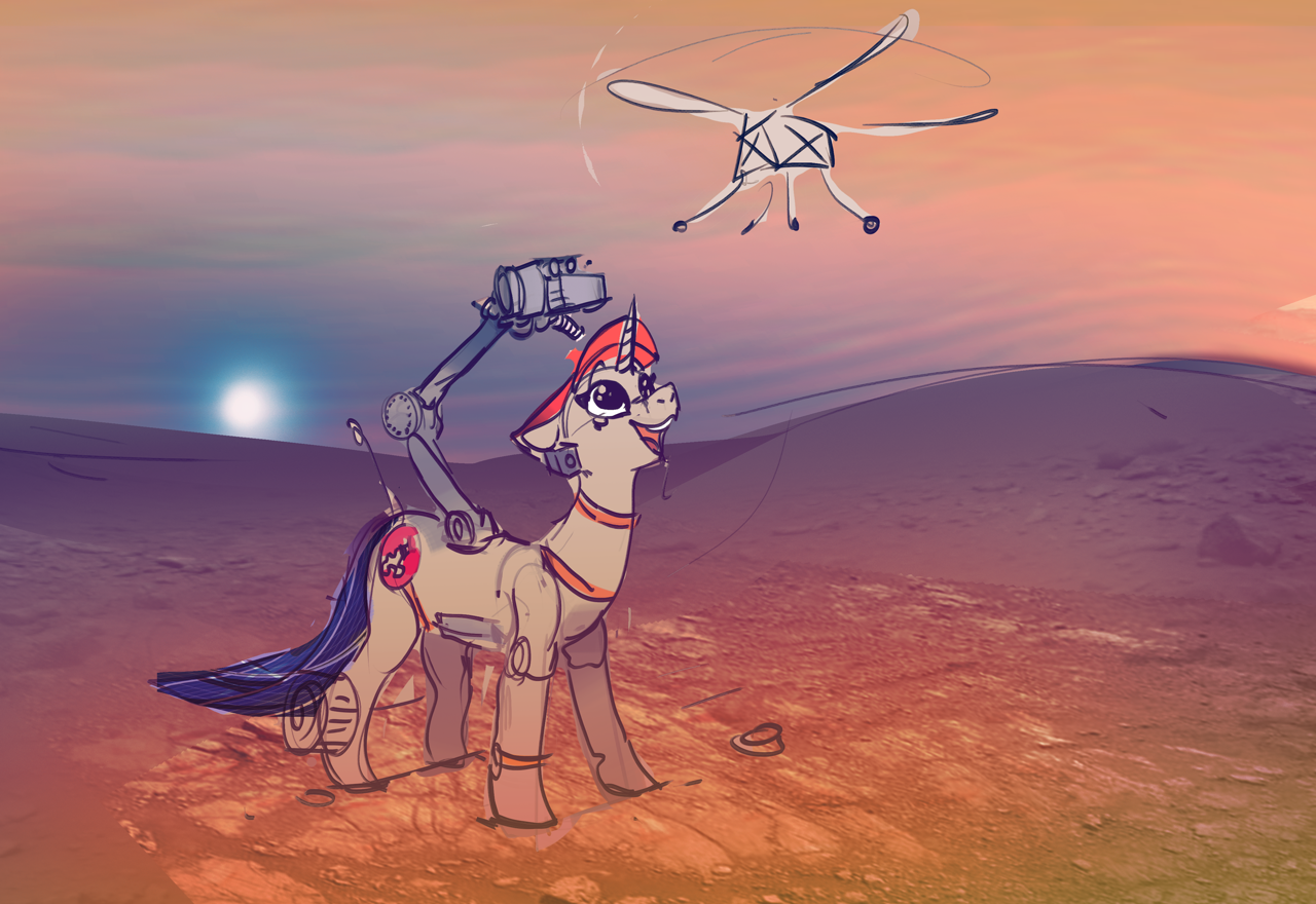 Perseverance and Ingenuity rovers ponified